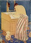 Mary Cassatt Woman Bathing painting